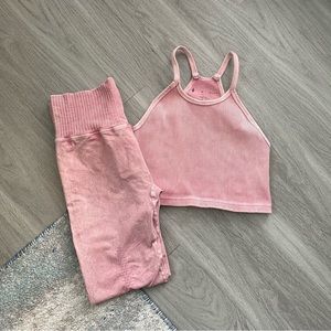 Free People Movement Crop stop & Leggings Set